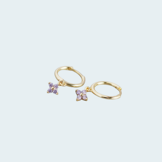 Piercing “zirconia flor”