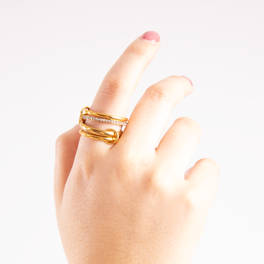 Anillo "hannah" golden