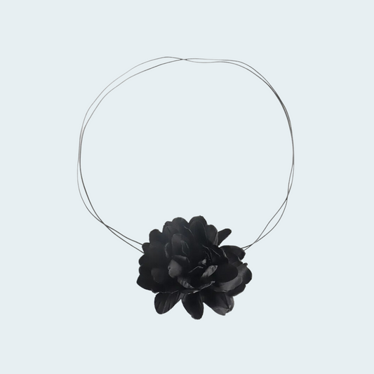 Collar “flor tela“