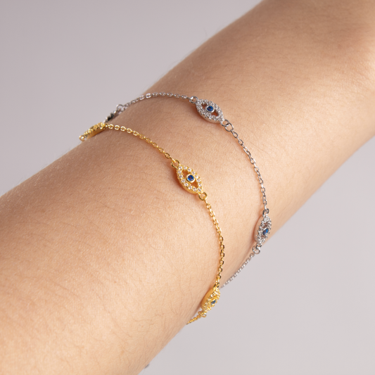 Pulsera "ojo lumi triple"
