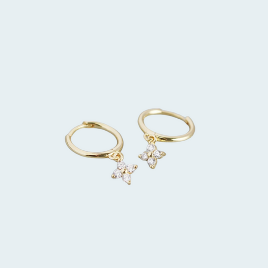 Piercing “zirconia flor”