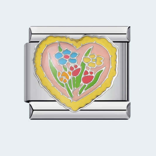 Charm “corazón primavera“