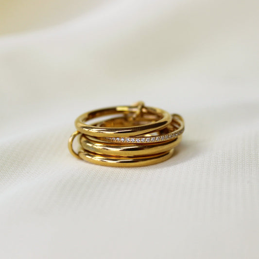 Anillo "hannah" golden