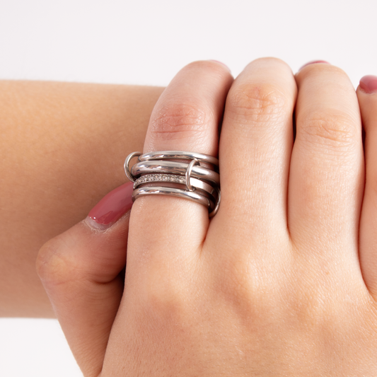 Anillo "hannah" silver