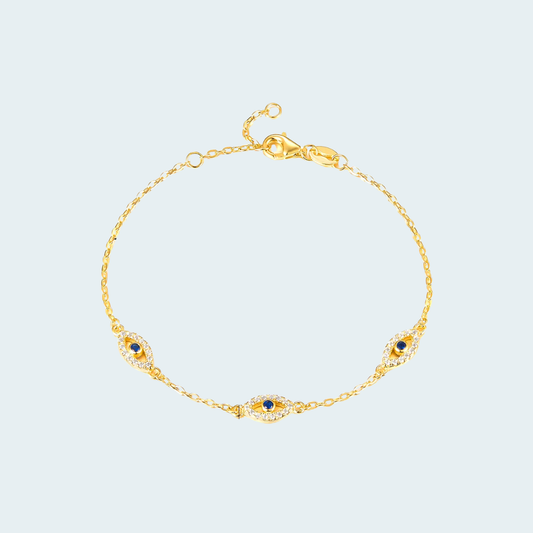Pulsera "ojo lumi triple"